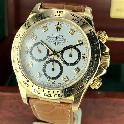 Vendesi Rolex Daytona 16518 White Diamond Dial Inverted 6  